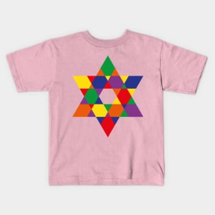 Rainbow Star Kids T-Shirt